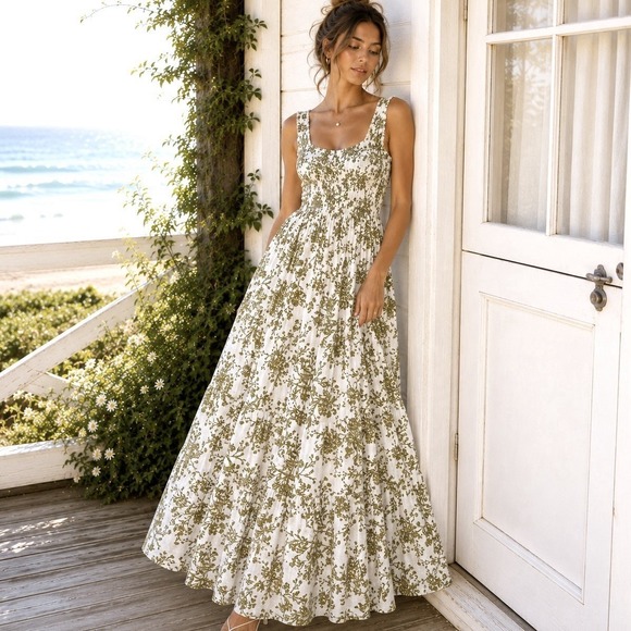 Anthropologie Dresses & Skirts - Anthropologie Meadow Rhodes Sz XL Maxi Dress Cottage Romantic Coquette Feminine